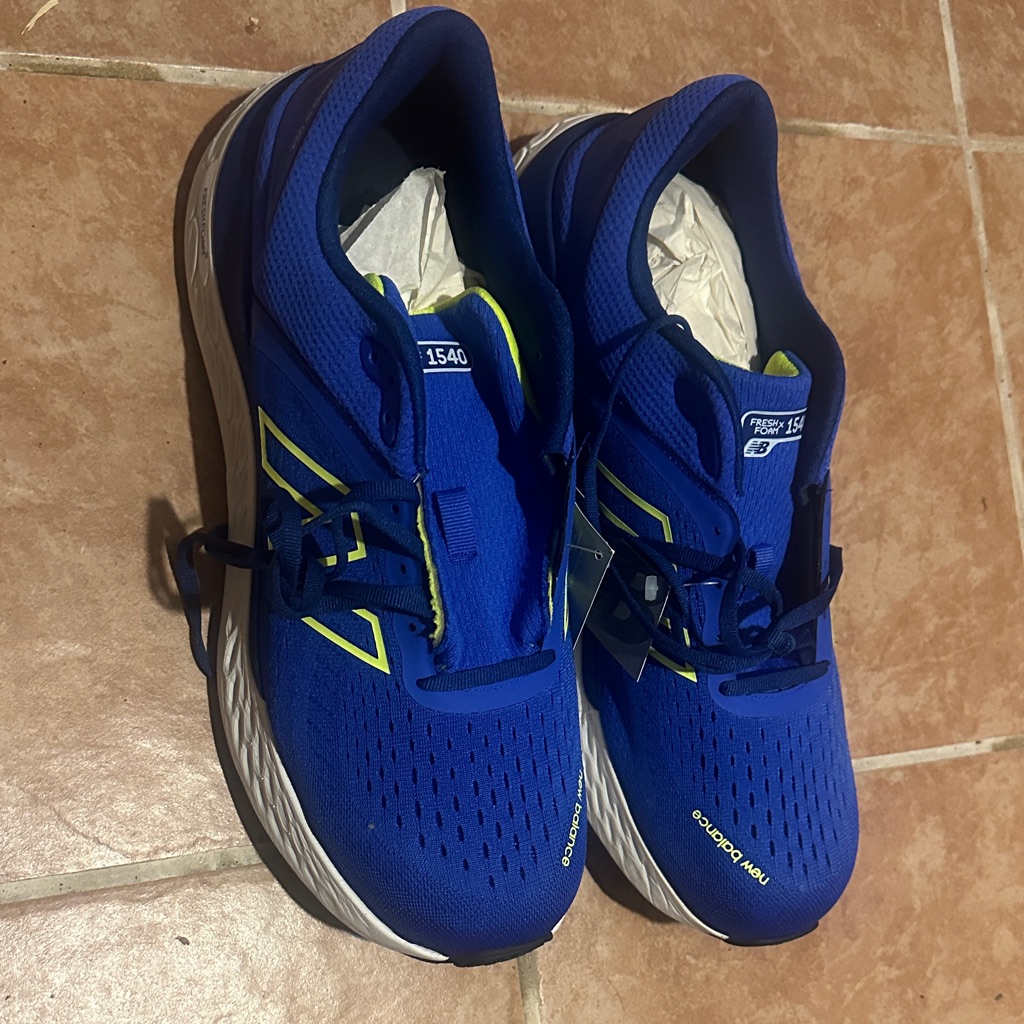 New Balance 1540 Fresh Foam Made In Usa Blue And Neon Men's Sneakers Size 13